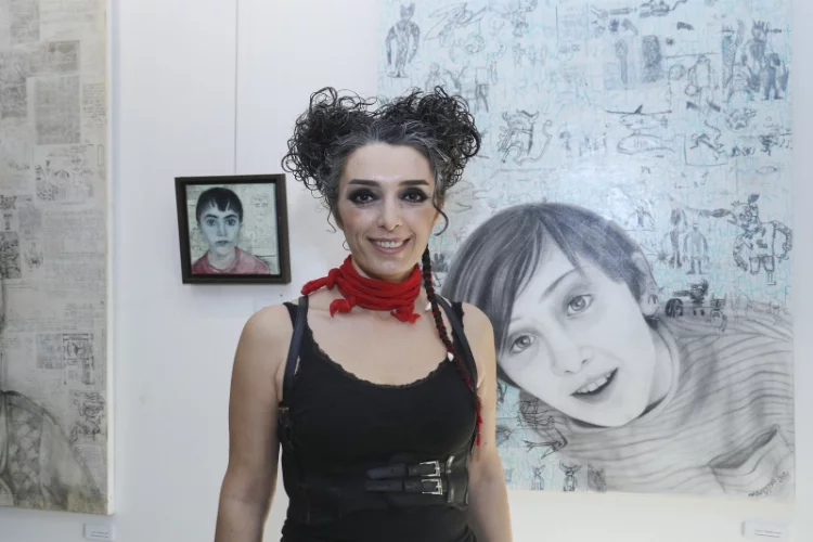 Ressam Kurtuluş, MTSO’da portre resim sergisi açtı