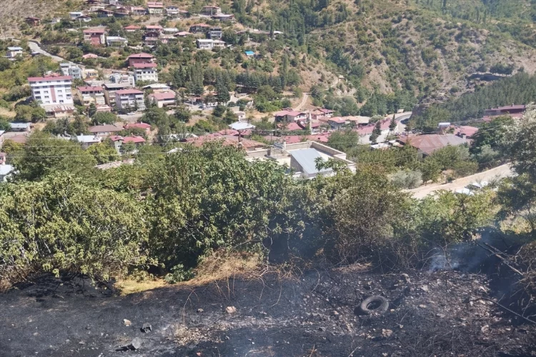 Saimbeyli'de çıkan bahçe yangını söndürüldü