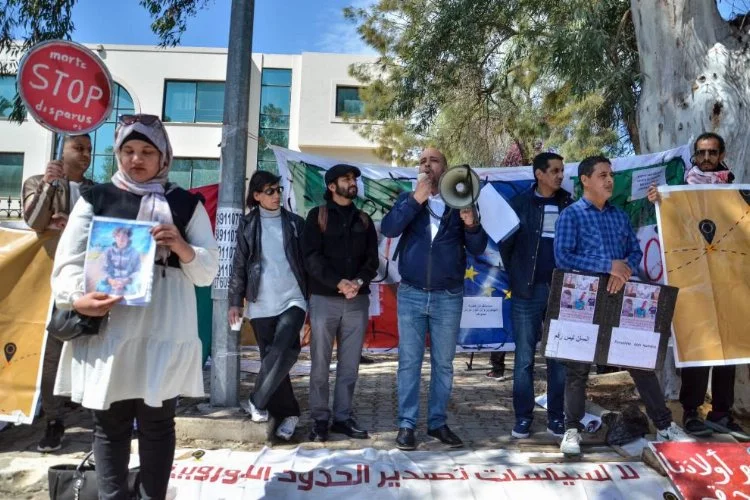 Tunus'ta İtalya Başbakanı Meloni'ye karşı protesto
